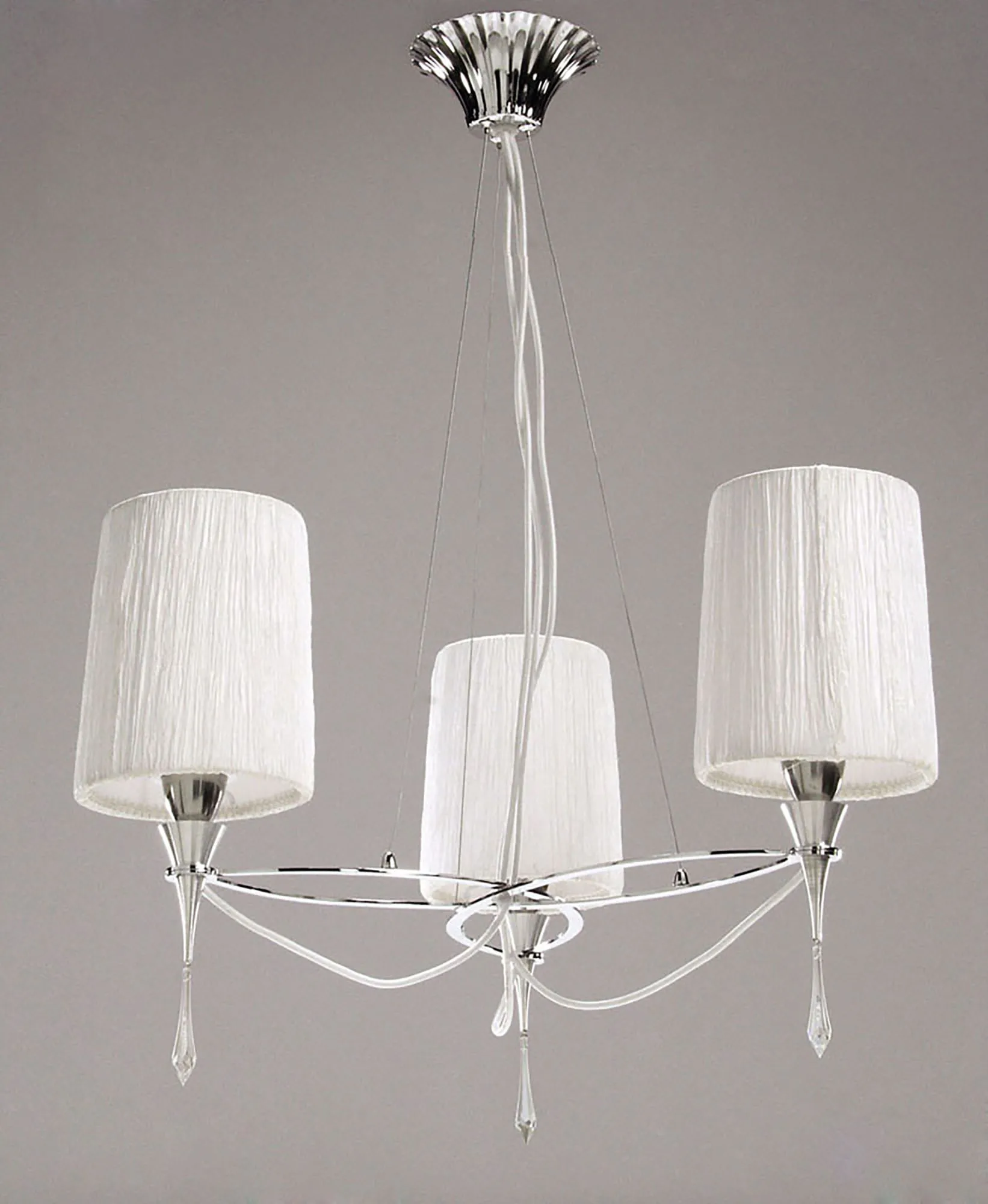 M1313  Lucca Crystal Pendant 3 Light